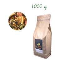 Bulk-Pack Flachbodenbeutel, Kraftpapier, Inhalt 1000 g