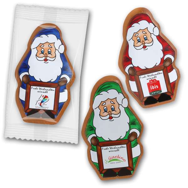Lebkuchennikolaus mit bedrucktem Bild