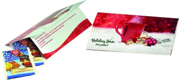 Klappkärtchen Teestunde