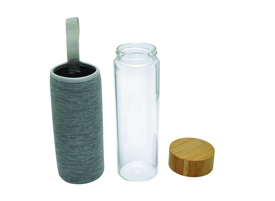 Doppelwandige Glasflasche 'Ocha', 400ml