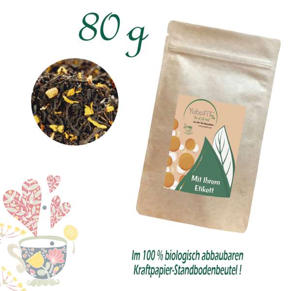 YuboFiT® Schwarzer Tee MANGO INDICO