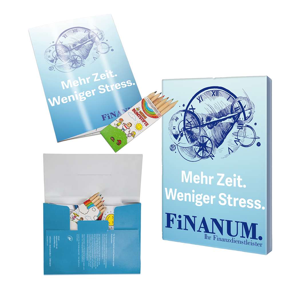 Malbuch / Mal-Set A6 - Volksbanken