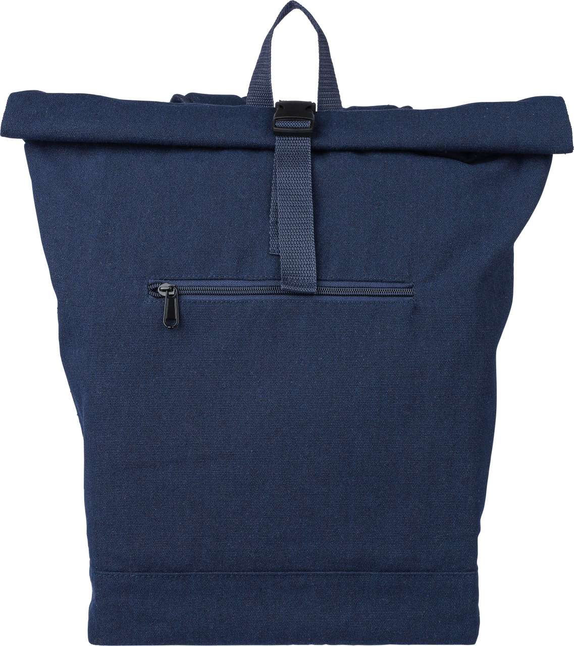 Rolltop-Rucksack Thaddeus aus recyceltem Poly-Baumwollgewebe (330 g / m2)