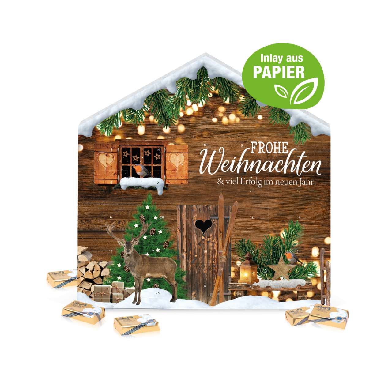 Adventskalender Weihnachtshaus 