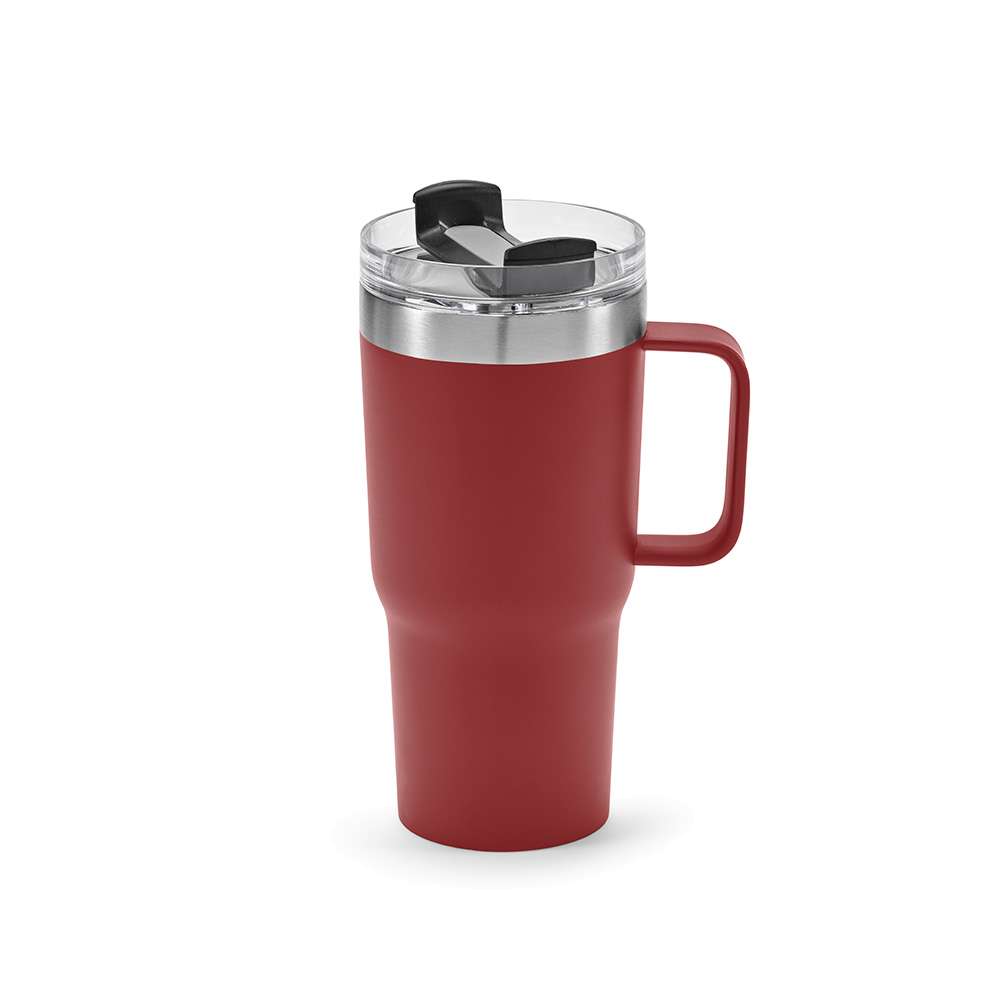 Neman Tasse recy. Edelstahl, 580 ml. Mit drehbarem Deckel