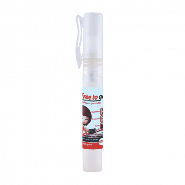 Spray Stick Handreiniger 7 ml, label 4c-Druck
