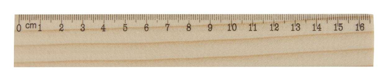 Lineal aus Kiefernholz OneSix