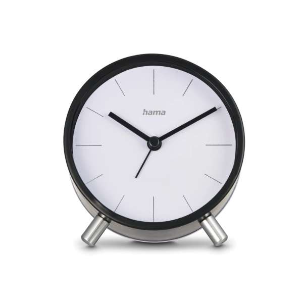 Hama “Flores” Radio Alarm Clock, Analogue, No Ticking