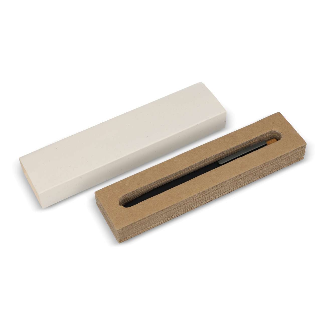 Stiftebox aus recyceltem Milchkarton, 1 Stift