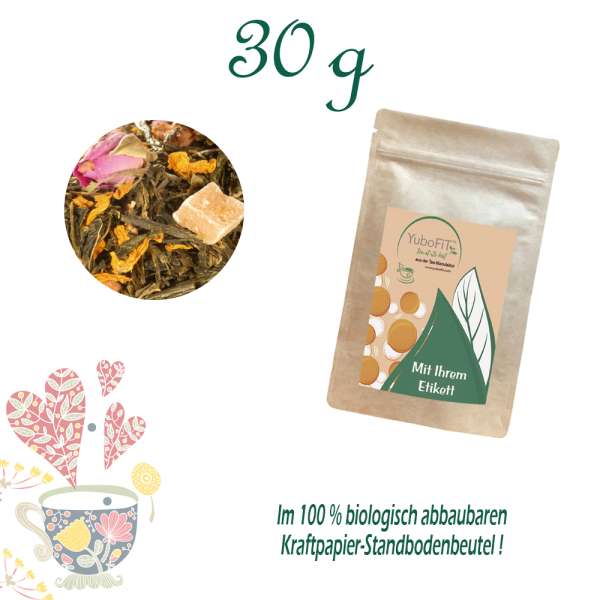 YuboFiT® Sencha Tee GRANATAPFEL-HIMBEERE