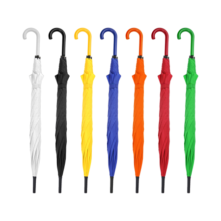 MILFORD Automatischer Regenschirm mit farbigen Rippen