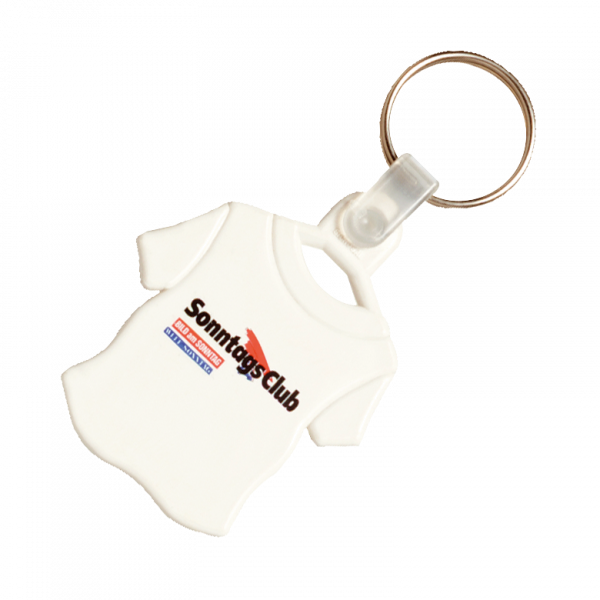 Kunststoff Schlüsselanhänger T-shirt