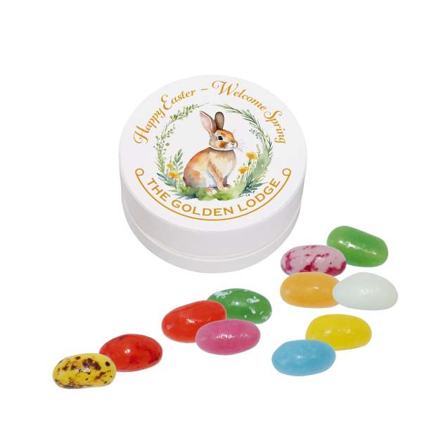 Papier XS-Taschendose mit Jelly Beans, 15g