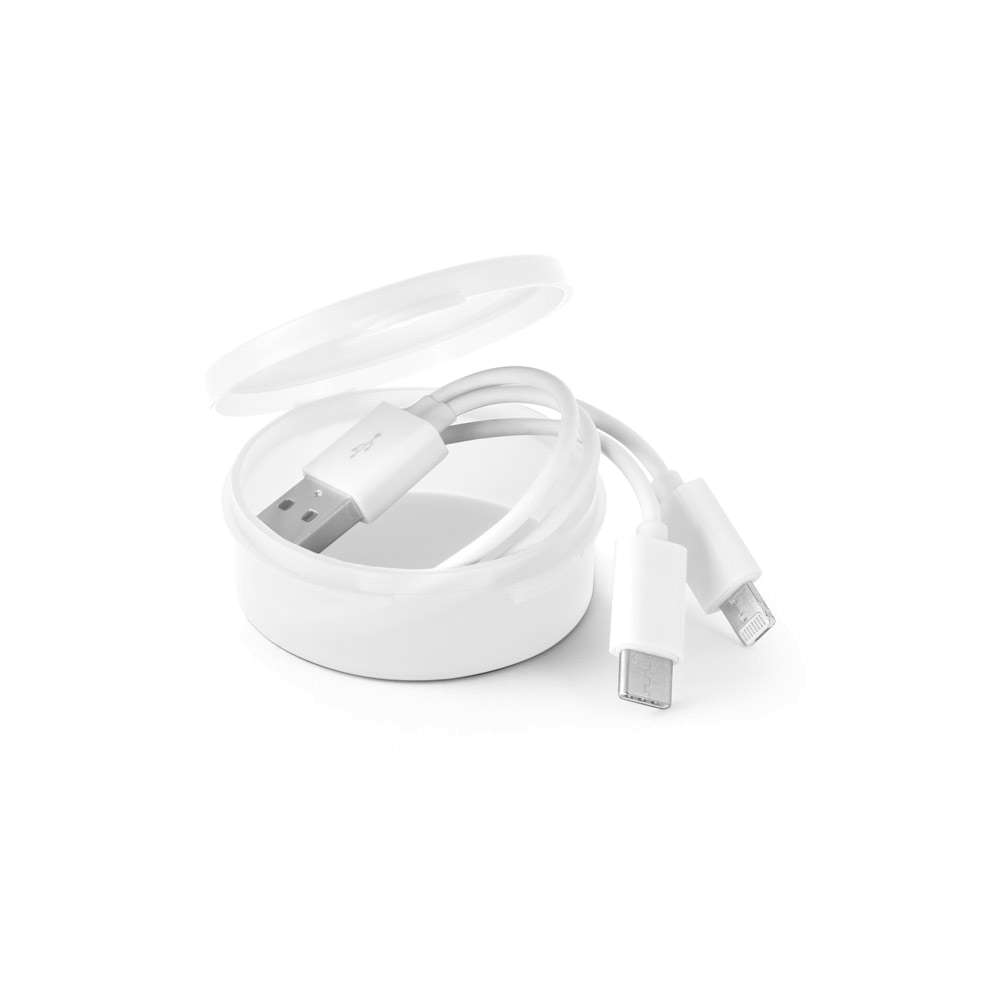 EMMY USB Kabel 3-in-1 aus ABS und PVC