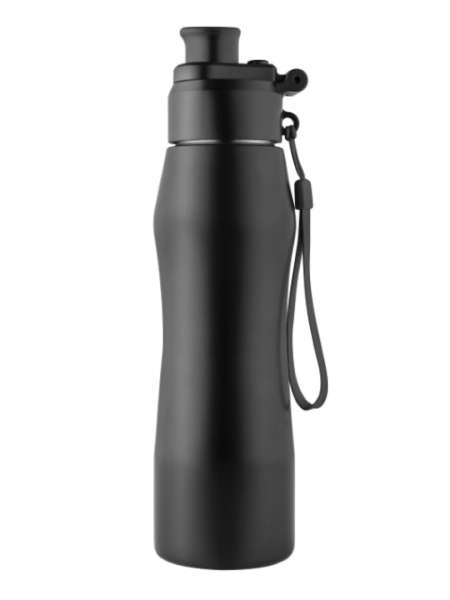 Metmaxx® Wasserflasche "GenerationRefill" schwarz