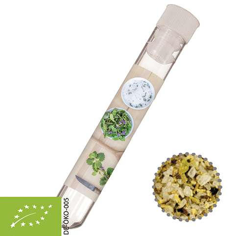 Bio Gewürzmischung Kräutersalz, ca. 9g, Reagenzglas