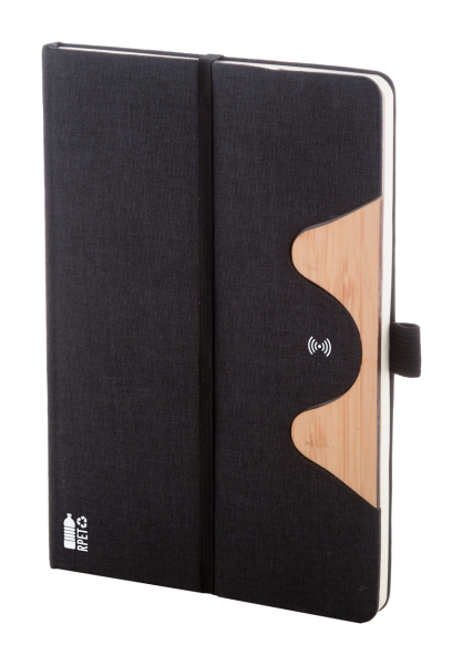 RPET Wireless-Charger / Notizbuch Chatom