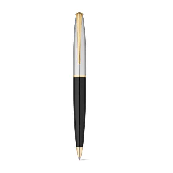 LOUVRE Kugelschreiber aus Metall mit vergoldeten Elementen