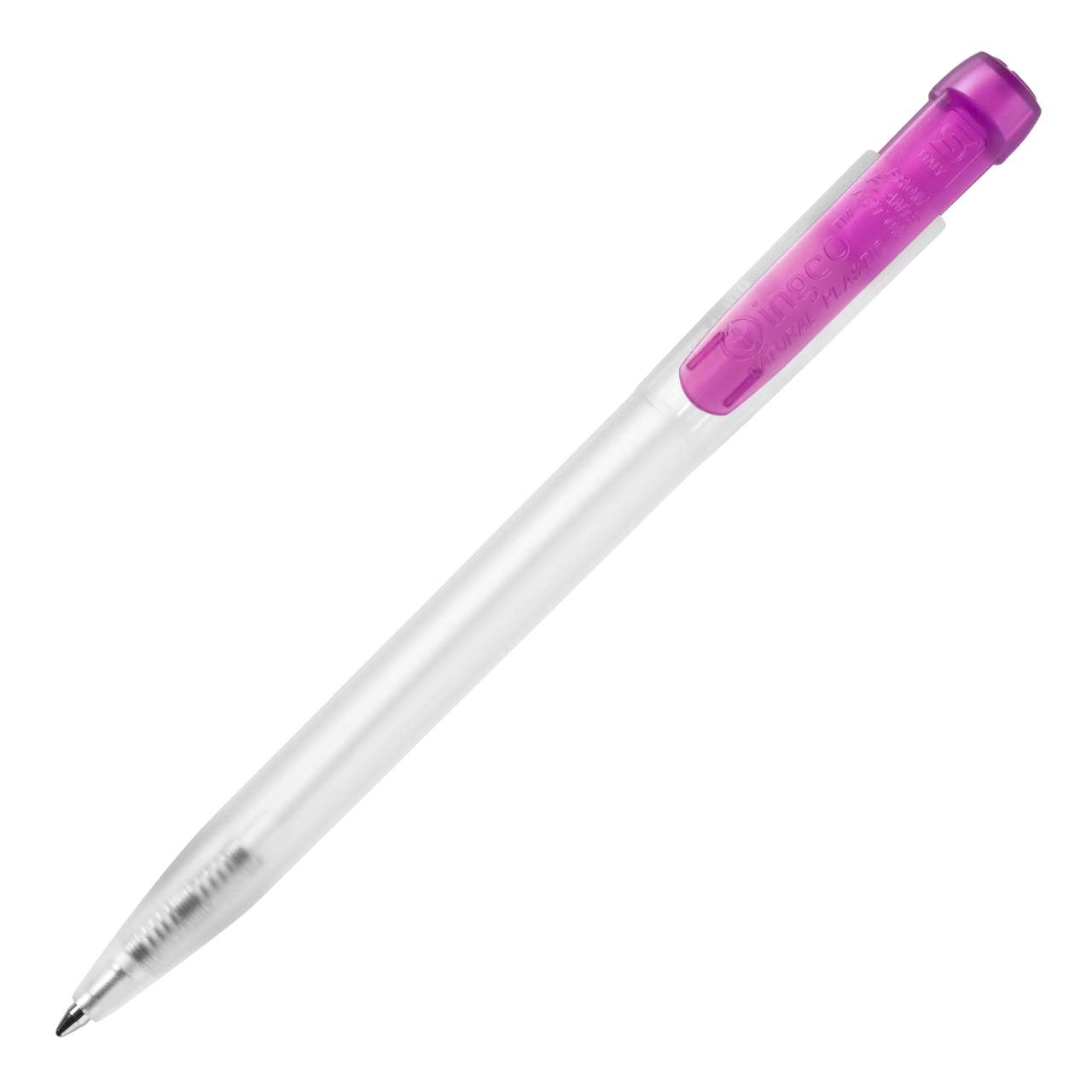 Kugelschreiber Ingeo TM Pen Clear Transparent