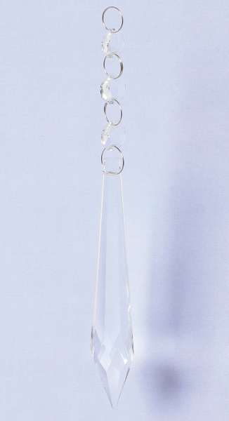 Kristall-Spitze exklusiv 12,5 cm mit Aufhängung