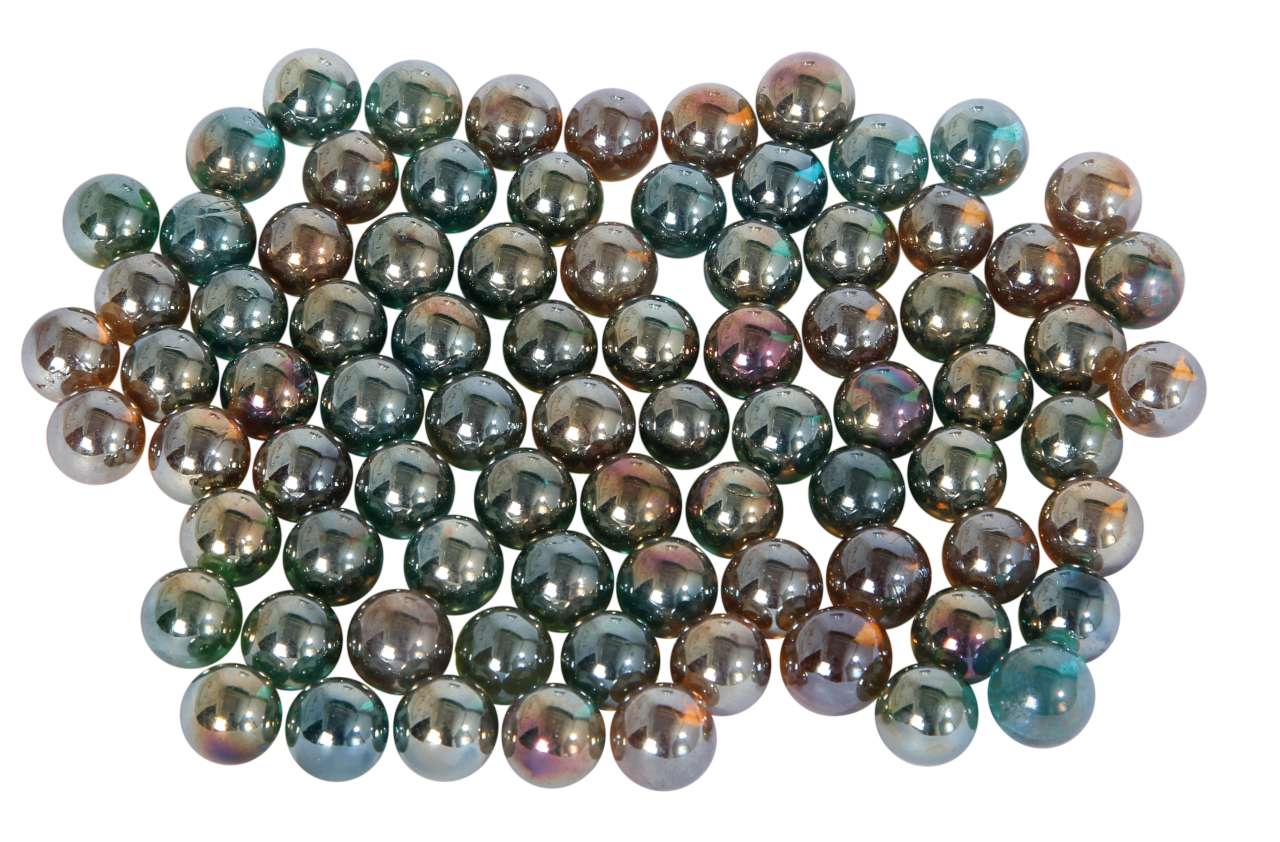 Glasmurmeln Metallic 14mm (ca. 300St.)