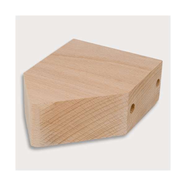 Distanzschräge, unlackiert, K004 aus Holz 12,4 cm