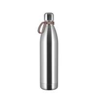 Flasche silber, Ring braun