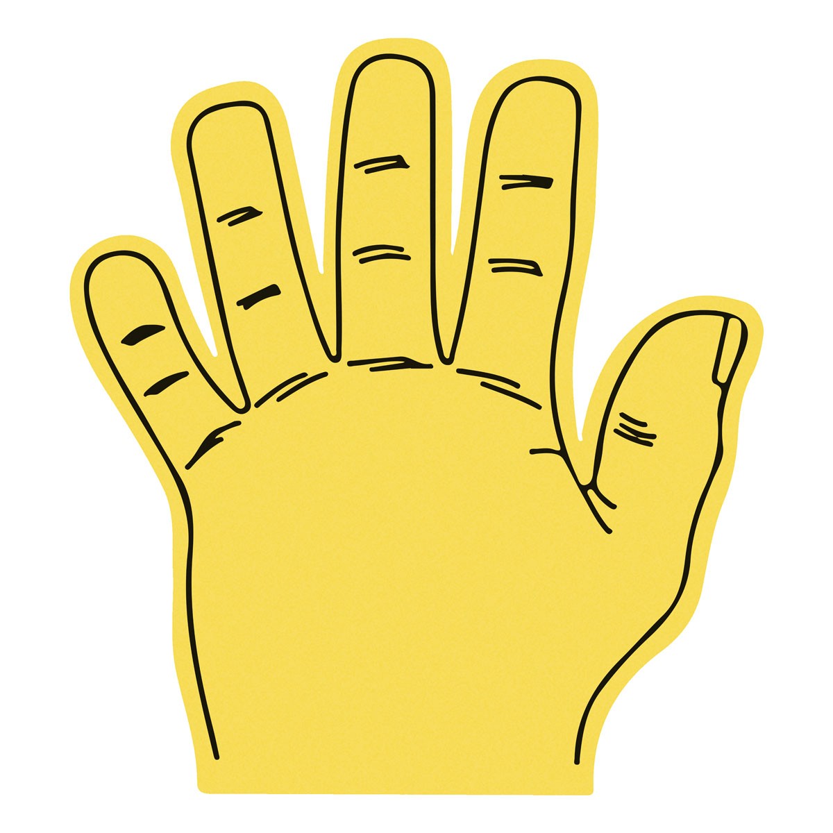 Winkehand aus Schaumstoff HIGH FIVE II