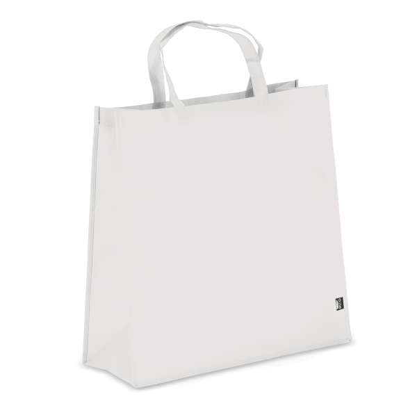 R-PET Tragetasche aus Non Woven 45 x 18 x 45cm 75g / m²