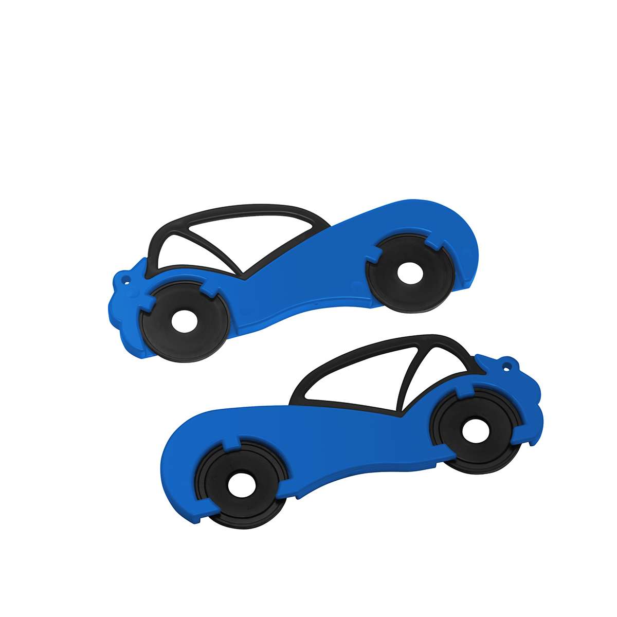 Chiphalter mit zwei 1€-Chips 