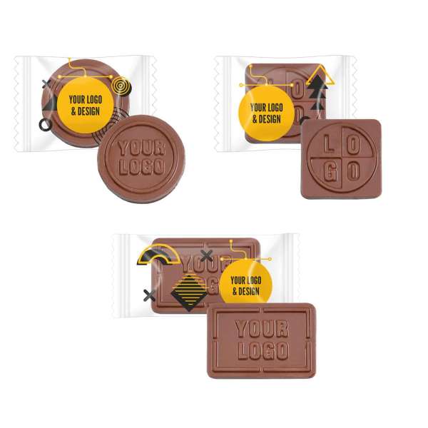 MINI-SCHOKOLADE MIT LOGO 9 G