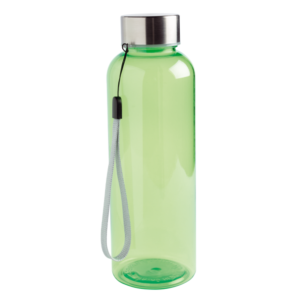 Tritanflasche 500 ml, mit silberfarbener Metallkappe