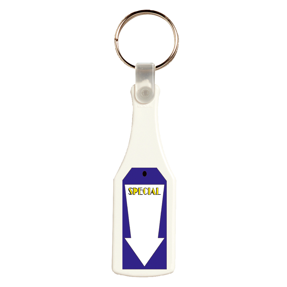 Kunststoff Schlüsselanhänger Flasche SALE