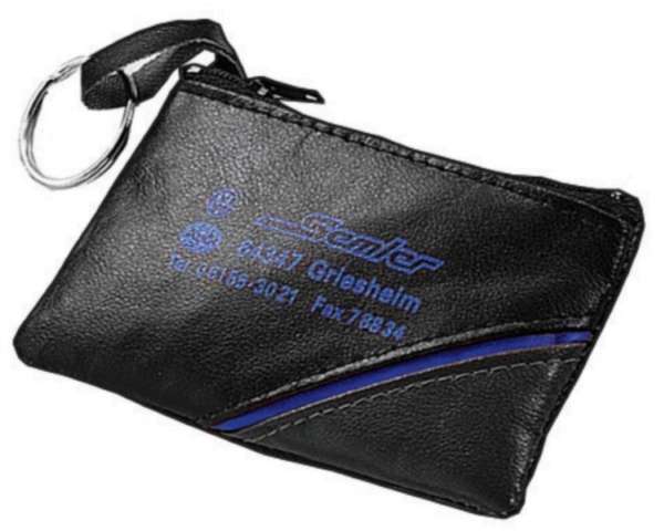 CreativDesign® Schlüsseltasche "CD" schwarz /