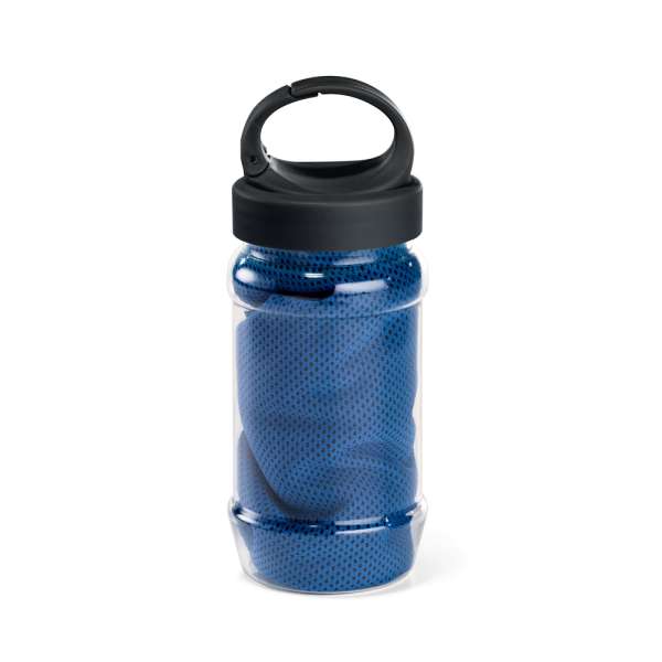 ARTX PLUS Sporthandtuch aus Polyamid und Polyester mit Flasche
