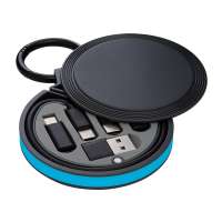 Korpus schwarz, Ring cyan