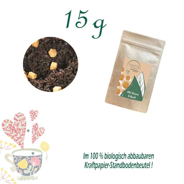 YuboFiT® Schwarzer Tee EXTREME CREAM CARAMEL