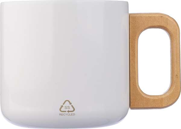 Doppelwandiger Becher aus recyceltem Edelstahl 400 ml Dwight