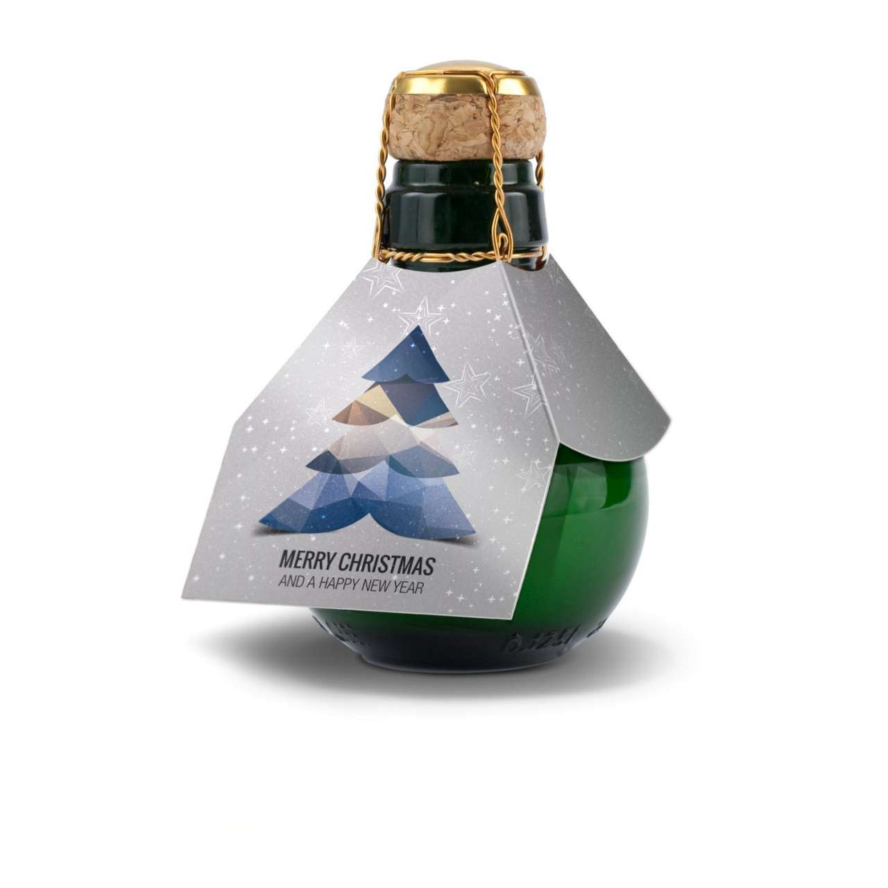 Kleinste Sektflasche der Welt! Merry Christmas - Ohne Geschenkkarton, 125 ml
