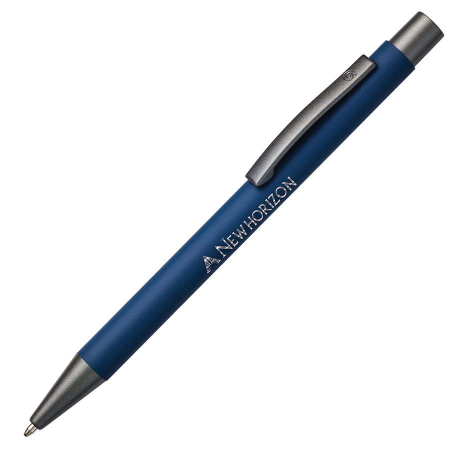 BARBADOS soft touch Kugelschreiber mit Spiegel Gravur