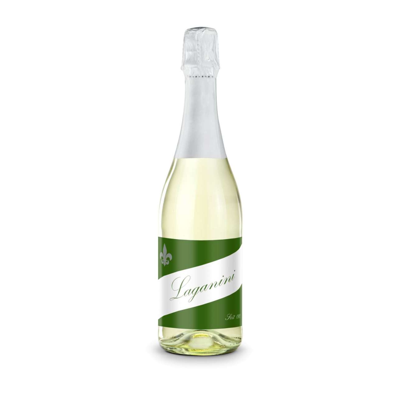 Sekt Cuvée - Flasche klar - Kapselfarbe, 0,75 l