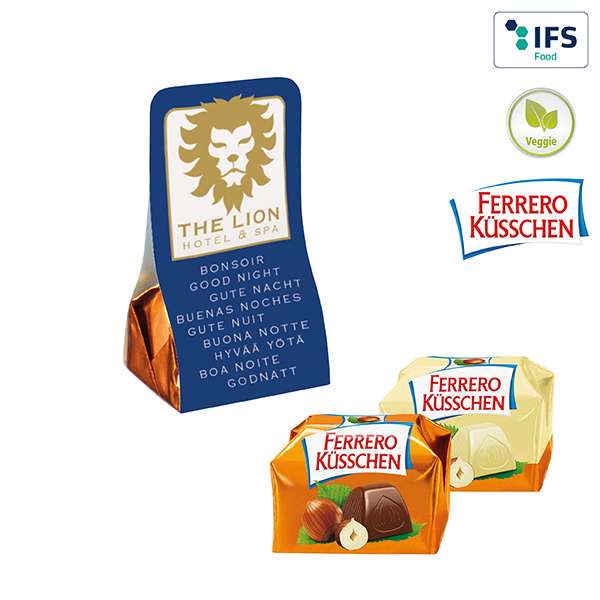 1er Ferrero Küsschen, im Werbetäschchen
