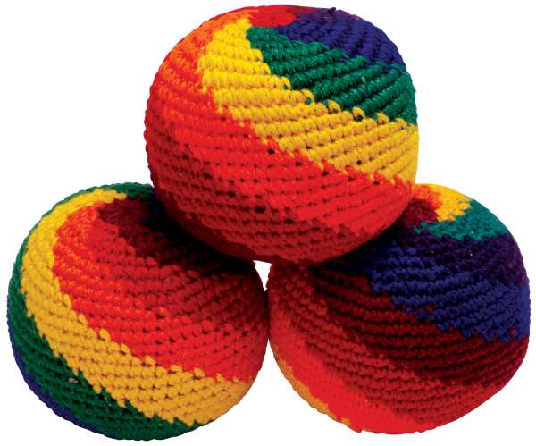 Foot-Bag Rainbow D ca. 6cm