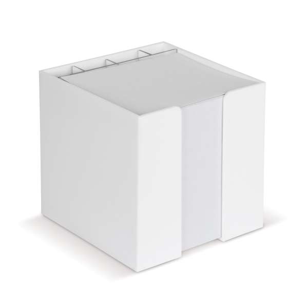 Notizzettel 10 x 10 x 10cm in Würfelbox mit Stifteköcher