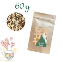 Standbodenbeutel Medium, Kraftpapier, aluminium, Inhalt 60 g