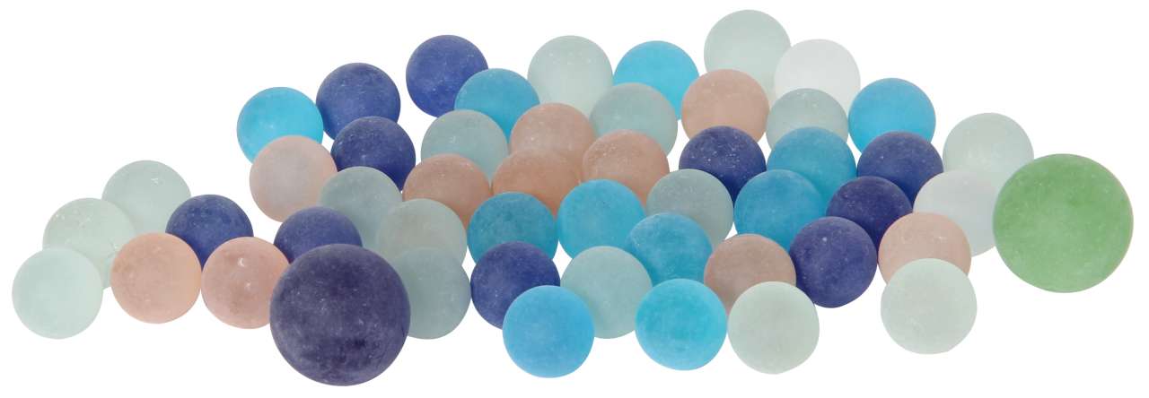 Murmeln gefrosted bunt gemischt (ca. 300g)