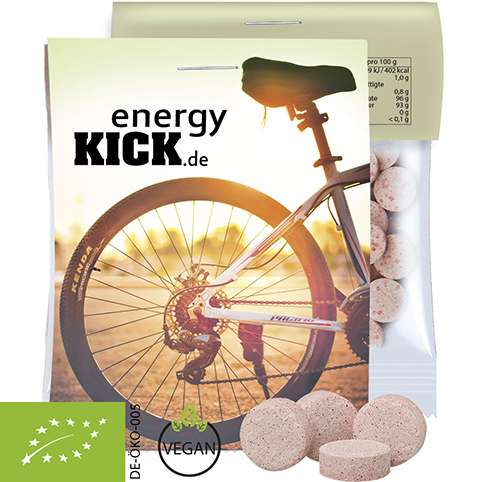 Bio Acerola-Kirsch Drops, ca. 15g, Express Midi-Tüte mit Werbereiter