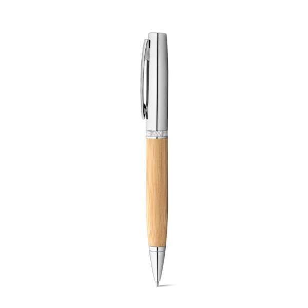 FUJI Kugelschreiber aus Bambus und Metall mit ABS-Gehäuse