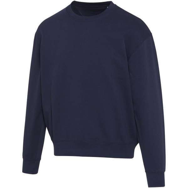 Boris Oversize Sweatshirt mit Rundhalsausschnitt aus recycelter 280 g / m2 Bio Baumwolle (OCS), unis