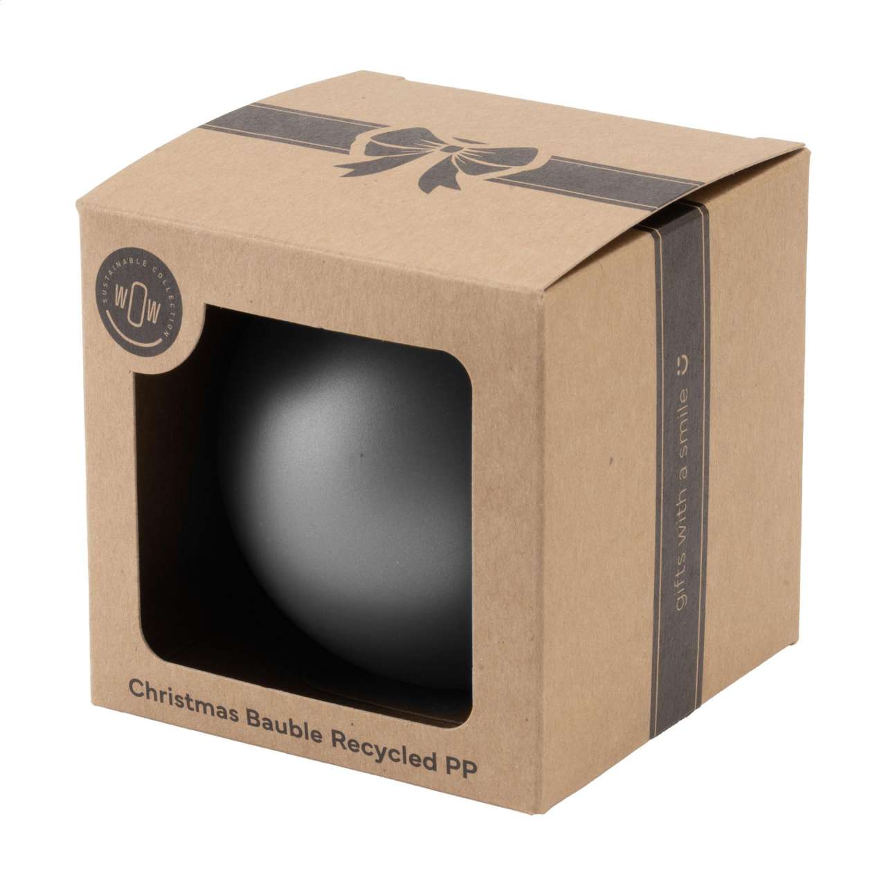Weihnachtskugel Ø7cm Recycled PP Box - Made in Europe
